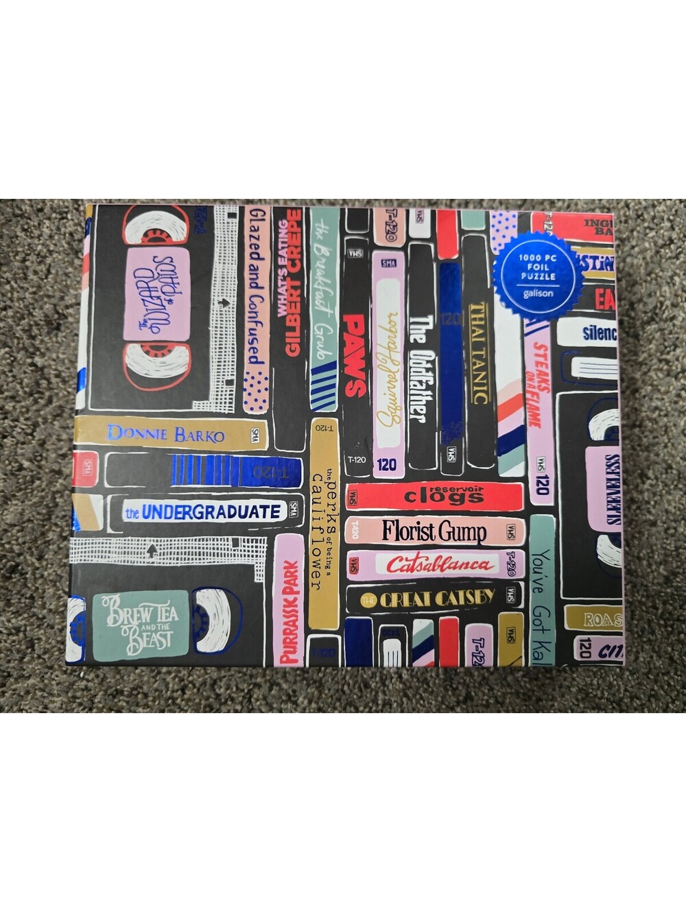 Classic Rewind 1000 Piece Foil Puzzle by Galison